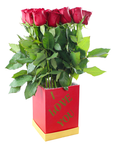 Ramo de Rosas de Lujo en Caja de Regalo