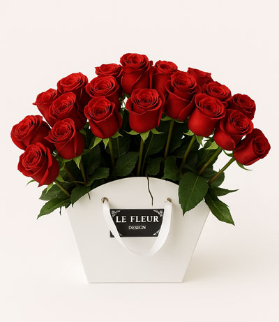 Base tipo abanico con rosas