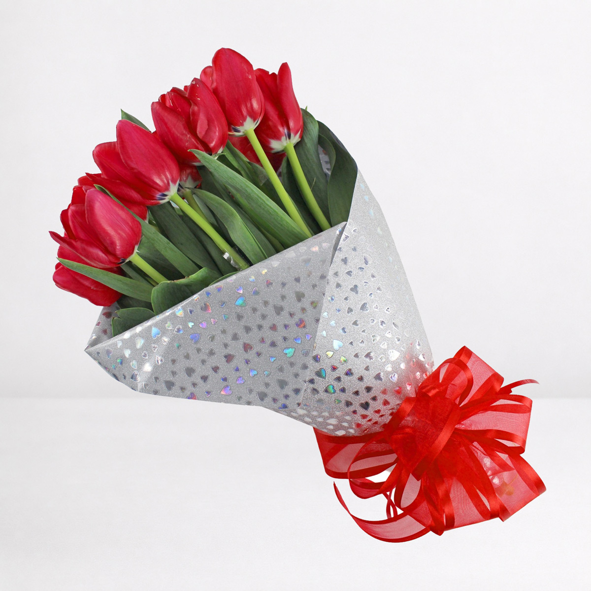 Bouquet de Tulipanes Rojos “Amor Puro”